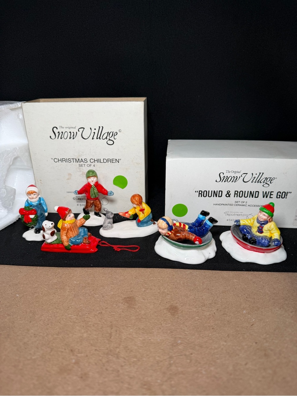 Department 56 Snow Village Christmas Children Round & Round We Go
